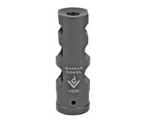 W Aero Precision, Gamma 556 SL, Muzzle Brake, 223 Rem/556NATO, Black, 1/2X28