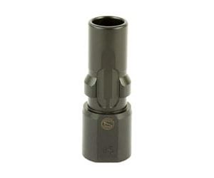SilencerCo, 3-Lug Muzzle Device, 45ACP, 5/8X24, Black Finish