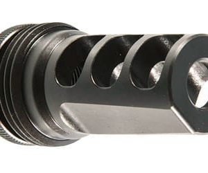 SilencerCo, Fits Harvester Big Bore, 5/8X24 .338 Muzzle Brake, Black