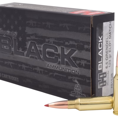Hornady BLACK 6.5 Grendel 123 Grain Centerfire Rifle Ammo