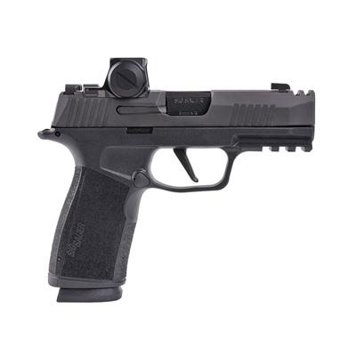 (PRE OWNED) Sig Sauer P365 Xmacro Comp 9mm Luger Semi-Auto Handgun W/Romeo-X Compact - P365 Xmacro 9mm Luger 3.1" Bbl (2)17rd Mags W/Romeo-X Comp
