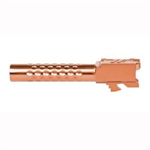ZEV Technologies Glock 19 Gen 1-5 9mm Luger Optimized Match Non-Threaded Pistol Barrel 1-14 Twist Bronze PVD BBL-19-OPT-BRZ