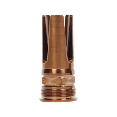 Q Flash Hider Muzzle Device, 8.6BLK, 5/8-24, Copper, ACC-FH-5/8-24-8.6