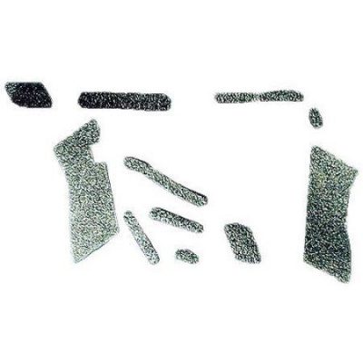 Decal Grip Rubber Texture Pistol Grip, Black