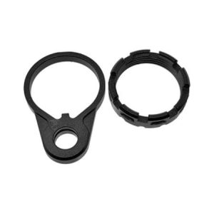 Fortis Manufacturing Standard QD End Plate and Castle Nut Combo Black QD END-CN-COMBO