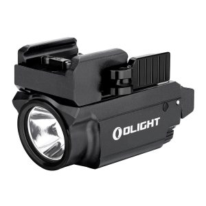 Olight Baldr Mini Rechargeable Cool White LED Weapon Light with Green Laser, Black