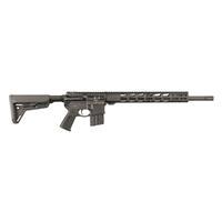 Ruger AR-556 MPR 450 Bushmaster 18in Black Anodized Semi Automatic Rifle - 5+1 Rounds - Black