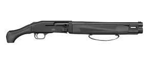 Mossberg 990 Aftershock 12 Gauge 3in Matte Blued Semi Automatic Shotgun - 14.75in - Black