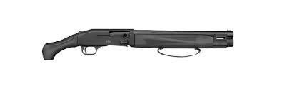 Mossberg 990 Aftershock 12 Gauge 3in Matte Blued Semi Automatic Shotgun - 14.75in - Black