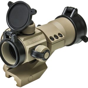 NcStar DRGB135T 35mm Red/Green/Blue Dot Optic Tan Powder Coated 1 x 35 mm 3 MOA Red/Green/Blue Dot