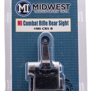Midwest Industries MICRSR Combat Rifle Rear Flip Sight Black for AR-15, M16, M4