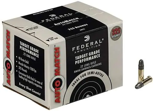 Federal Ammunition .22 LR – 325rd