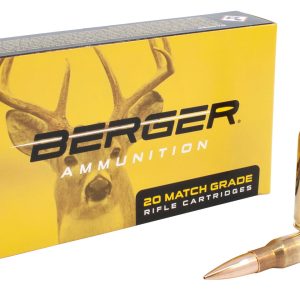 Berger Bullets 60040 Classic Hunter  308Win 168gr Hybrid Boat Tail 20 Per Box/10 Case
