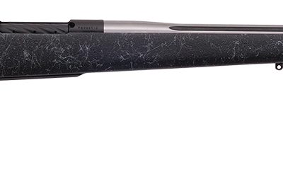 Weatherby MAM01N65CMR6B Mark V Accumark 6.5 Creedmoor 4+1 24" Barrel, Graphite Black Cerakote Metal Finish, Gray Webbed Black Fixed Monte Carlo Stock