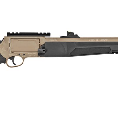 Rossi SCJT4510D Circuit Judge  45 Colt (LC) Caliber with 5rd Capacity, 18.50" Barrel, Sand Cerakote Metal Finish & Black Synthetic Stock Right Hand (Full Size)