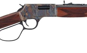 Henry H012GRCC Big Boy Carbine Side Gate Full Size 44 Mag 7+1 16.50" Blued Octagon Barrel, Color Case Hardened Steel Receiver, American Walnut Wood Stock Right Hand
