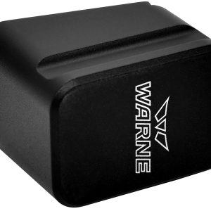 Warne 3126 Magazine Extension made of 6061-T6 Aluminum with Hardcoat Anodized Black Finish for Glock 19, 23 Magazines (Adds 5rds 9mm Luger, 4rds 40 S&W)