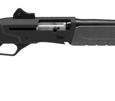 Savage Arms 57787 Renegauge Security Full Size 12 Gauge Semi-Auto 3" 6+1 18.50" Black Melonite Carbon Steel Barrel, Matte Black Aluminum Receiver, Adjustable Matte Gray Synthetic Stock, Right Hand