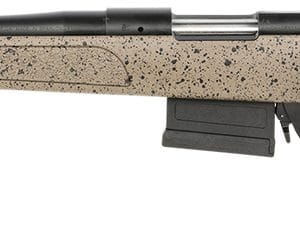 Bergara Rifles B14S351LC B-14 HMR 308 Win 5+1 20" Graphite Black Cerakote Barrel, Black Speckled Brown Molded w/Mini-Chassis, Adjustable LOP & Cheek Piece Stock, Left Hand