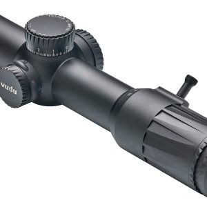 Eotech VDU110FFSR4 Vudu FFP Black Hardcoat Anodized 1-10x 28mm 34mm Tube Illuminated Red SR4 MOA Reticle Features Throw Lever