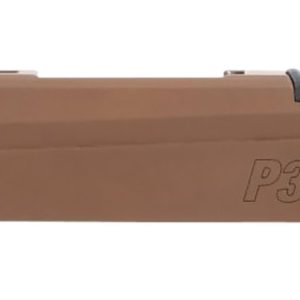 Sig Sauer 8901048 P365  Sig P365/P365XL/P365X 9mm Luger Nitride Coyote Brown Stainless Steel Optic Ready Integrated Compensator Slide XRAY3 Suppressor Sights Compatible With ROMEOZERO ROMEOZERO Elite