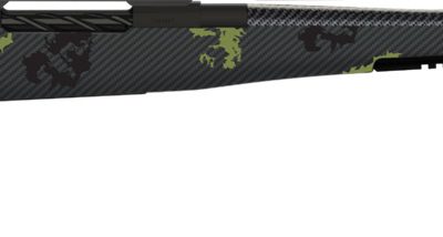 Fierce Firearms TROG7PRC24BF CT Rogue  7mm PRC 3+1 24" Carbon Fiber Barrel, Black Cerakote Titanium Rec, Forest Camo Rogue Stock