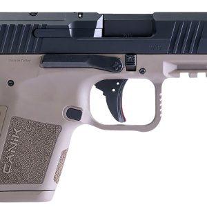 Canik HG7620BDN MC9 9mm Luger 12+1/15+1 3.18" Black Barrel, Black Optic Ready/Serrated Slide, Flat Dark Earth Polymer Frame w/Picatinny Rail, Texture Flat Dark Earth Polymer Grips