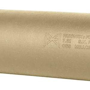 Huxwrx 2747 FLOW 762 TI 30 Cal (7.62mm), 6.70" FDE Titanium, 5/8"-24 tpi DT Mount