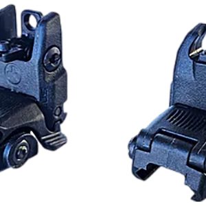 HiViz ARN21 Folding AR Back Up Sight Black Folding for AR-15