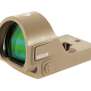 Viridian 9810145 RFX35 Flat Dark Earth 1 x 22 mm x 26 mm 3 MOA Green Dot