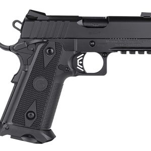 Girsan 395055 Witness2311 45 ACP 11+1 3.40" Black Steel Barrel, Black Serrated Steel Slide, Black Polymer Frame w/Beavertail & Picatinny Rail, Black Checkered Polymer Grip, Ambidextrous