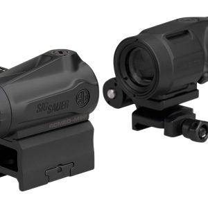 Sig Sauer Electro-Optics SORJMSR101 Romeo-MSR Gen II w/Juliet3 Black 1x/3x 20mm/22mm 2 MOA Red Dot Juliet 3 Micro Magnifier