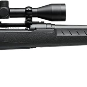 Savage Arms 32010 Axis XP Combo 270 Win 4+1 22" Matte Black Button Rifled Barrel, Matte Black Drilled & Tapped Carbon Steel Receiver, Fixed Sporter Black Synthetic Stock, Weaver 3-9x40mm, Right Hand