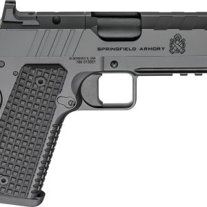 Springfield Armory PX9227LAOS 1911 Emissary 9mm 9+1 4.25" Stainless Steel Barrel Optic Ready Black Carbon Steel Slide VZ Grips Thin-Line G10 Grip