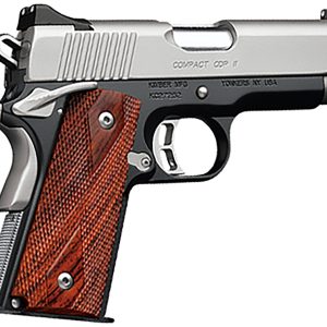Kimber Mfg.,inc 3200018CA Custom CDP II (CA) 45 ACP 8+1 5" Front Serrations Stainless Steel Slide Brush Polished Front Strap Checkering Laminated Gray/Black Double Diamond Grip
