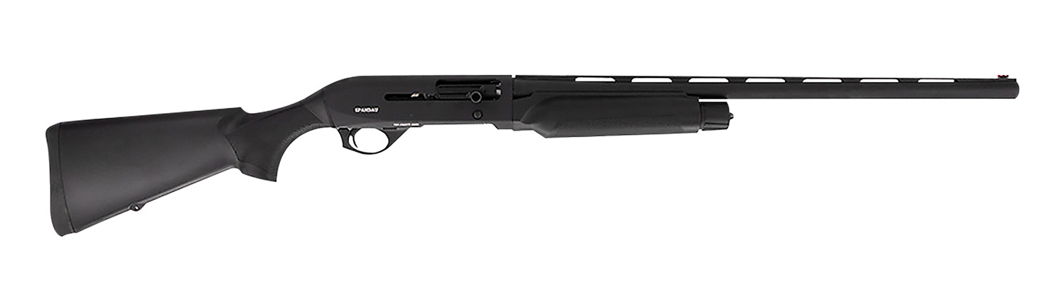 Spandau Arms 21000171 S2 Field Full Size 12 Gauge Semi-Auto 3″ 3- 2.75″ Shells 28″ Black Vent Rib Barrel, Black Drilled & Tapped Receiver, Fixed Black Polymer Stock, Benelli Choke Tube System