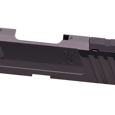 True Precision Inc TPSHCSBCRMS Axiom Optic Cut Slide Fits Springfield Hellcat Black DLC Anodized 416R Stainless Steel