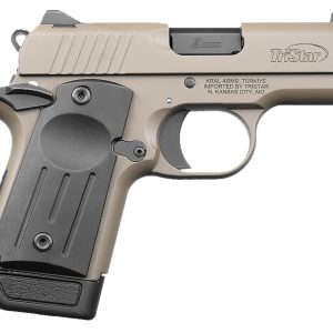 TriStar 85708 Protege X Sub-Compact Frame 9mm Luger 7+1 3.20" Black Steel Barrel, Flat Dark Earth Cerakote Serrated Steel Slide, Flat Dark Earth Cerakote Frame, Black Polymer Grip