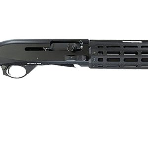 MAC 21000182 Agency Tradesman 2 12 Gauge Semi-Auto 5+1 18.50″ Black Chromate Ported Vent Rib Barrel, Black Anodized Picatinny Rail Receiver, Fixed Black Synthetic Stock