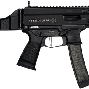Grand Power 850003223117 Stribog SP9A3 9mm Luger 30+1 Black SB Tactical Brace