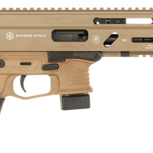 Grand Power 810091158173 Stribog SP9A3 *CA Compliant 9mm Luger 10+1 16" Flat Dark Earth