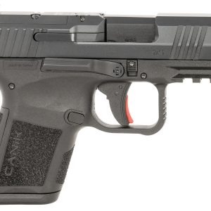 Canik HG7651CAN Mete MC9 *CA Compliant Micro-Compact Frame 9mm Luger 10+1 3.18" Steel Barrel, Black Cerakote Optic Ready/Serrated Steel Slide, Black Polymer Frame w/Picatinny Rail, Textured Grip