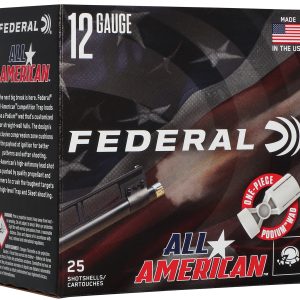 Federal FAA12L8 All-American 12Gauge 2.75" 1 1/8oz 8Shot 25 Per Box/10 Case