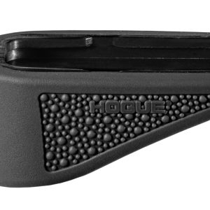 Hogue 18230 Extension Base Pad Fits Glock 43 Compatible w/ 6rd Magazine Black Overmolded Rubber