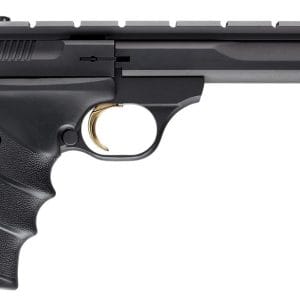 Browning 051421490 Buck Mark Contour *CA Compliant 22 LR 10+1 5.50" Black Contoured Barrel, Matte Blued Aluminum Frame & Receiver w/Rail, Black Overmolded Grip, Right Hand
