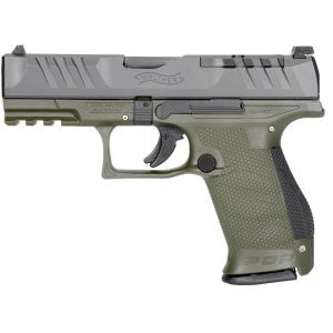 WALTHER ARMS PDP 9MM CPT 4" BLK/GRN OR 15+1