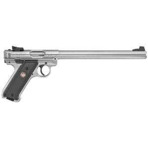 RUGER MRK IV TRGT 22LR 10" STS CHCKRD BLK GRP ADJ SIGHT 10RD