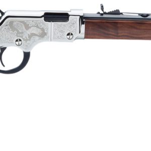 Henry H004SE2 Golden Boy Silver Eagle 2nd Edition Lever Action 22 Short,Long,LR 16 LR/21 Short 20" Octagon Barrel Nickel Plated American Walnut Right Hand