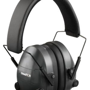 Champion Targets 40974 Electronic Muffs 25 dB Over the Head Black