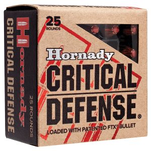 Hornady 90300 Critical Defense Lite 38Special 90gr Hornady Flex Tip eXpanding 25 Per Box/10 Case